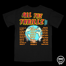 Load image into Gallery viewer, Michael Jackson Thrillz Tour Blue Face Tee
