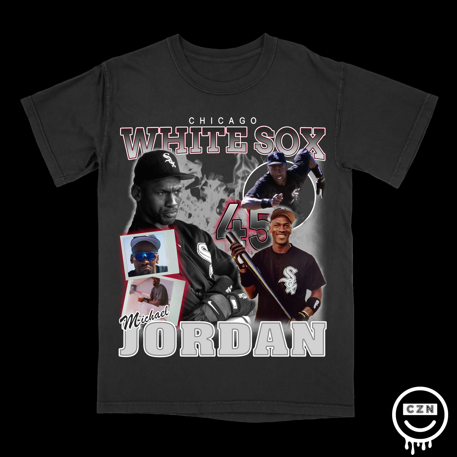rattraptees Michael Jordan White Sox Back-to Women's T-Shirt